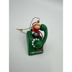 Vintage Avon Someone Special - Friend Talking On phone Ornament